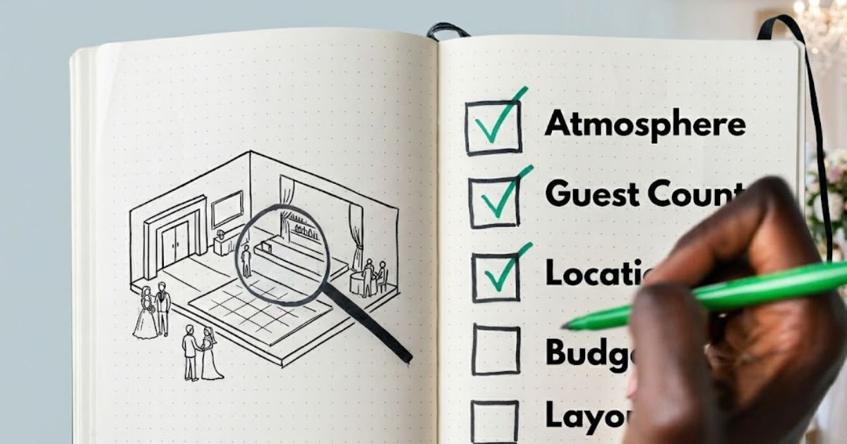 event venue checklist banner